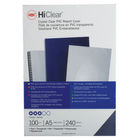 GBC HiClear A5 PVC Binding Cover 240micron Clear (Pack of 100) 4400025