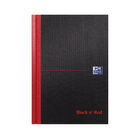 Black n' Red Casebound Hardback Single Cash Book A5 (Pack of 5) 100080414