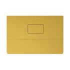 Document Wallet 220gsm Foolscap Yellow (Pack of 50)