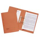 Guildhall Orange Foolscap Transfer Spiral Pocket Files - Pack of 25 - 349-ORG
