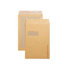 New Guardian Board Backed Peel/Seal Manilla C4 Envelopes 130gsm, Pk125 - B26526
