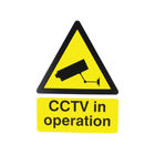 CCTV In Operation 400 x 300mm PVC Warning Sign - CTV3B/R