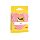 Post-it 70 x 70mm Pink Heart Notes, Pack of 12 | 2007H