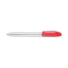 Basics Red Rubber Grip Stick Ballpoint Pens, Pack of 20 - KF02459