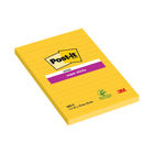 Post-it 101 x 152mm Ultra Yellow Super Sticky Lined Notes, Pack of 6 | 660S