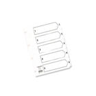 Concord A5 White 1-5 Reinforced Mylar Tabs Index | 07001/CS70