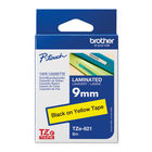 Brother TZe-621 P-Touch Label Tape Black - TZE621