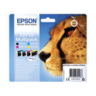 Epson T0715 Ink DURABrite Ultra Cheetah Multipack CMYK C13T07154012