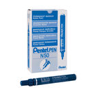 Pentel N50 Blue Bullet Tip Markers, Pack of 12 - N50-C