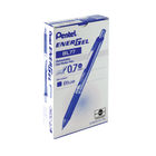 Pentel EnerGel XM Retractable Blue Gel Pen, Pack of 12 - BL77-C