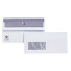 Plus Fabric White Window DL Wallet Envelopes 110gsm - Pack of 500 - C22570