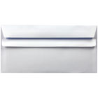White DL Self Seal Wallet Envelopes 90gsm, Pack of 1000 - WX3480