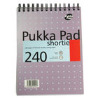 Pukka Pad Ruled Wirebound Metallic Shortie Notepad 240 Pages A5 (Pack of 3) SM024