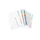 Concord Index 1-12 A4 White with Multicoloured Mylar Tabs 01301/CS13