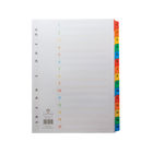 Concord Index 1-15 A4 White with Multicoloured Mylar Tabs 01601/CS16