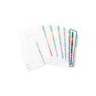 Concord Index Jan-Dec A4 White with Multicoloured Tabs 02401/CS24