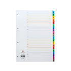 Concord Index A-Z A4 White with Multicoloured Mylar Tabs 02101/CS21