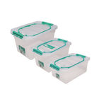 StoreStack Clear Plastic Carry Boxes, Pack of 3 | RB01033