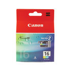 Canon BCI-16 CMY Inkjet Cartridges (Pack of 2) 9818A002