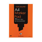 Clairefontaine Goldline A4 Acid-Free Bleedproof Paper Marker Pad 70gsm