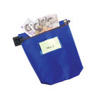 Go Secure Blue Security Cash Bag with Zip - CCB1