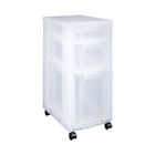 Really Useful Clear 21 Litre Plastic Divided Storage Box 21C+6T+12T