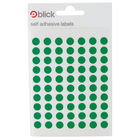 Blick Green 8mm Round Labels (Pack of 9800) - RS00265