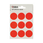 Blick Red 29mm Round Labels (Pack of 720) - RS05155