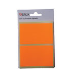 Blick Fluorescent Orange 50x80mm Self Adhesive Labels (Pack of 160) - RS010852