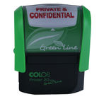 COLOP Green Line PRIVATE/CONFIDENTIAL Self-Inking Stamp - P20GLPRI