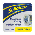 Sellotape Super Clear Tape 18mm x 10m (Pack of 50) 1443330