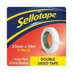 Sellotape DoubleSided Tape 25mmx33M