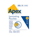 Fellowes A4 Apex Light Laminating Pouches, Pack of 200 | 6005301