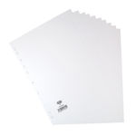 Elba White A4 10-Part Card Divider | 100204881
