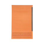 Esselte Orgarex Lateral Inserts Orange (10 Sheets) OEM: 32690