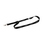 Durable Black 20mm Staff Badge Textile Necklaces, Pack of 10 | 999107997