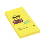 Post-it Yellow 102 x 152mm Lined Super Sticky Notes, Pack of 6 | 660S