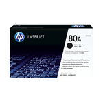 HP 80A LaserJet Black Toner Cartridge | CF280A