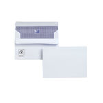 Plus Fabric Envelopes White C6 Pack of 500 Wallet Press Seal