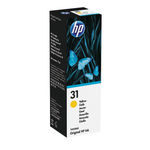 HP 31 Original Ink Bottle 70-ml Yellow 1VU28AE