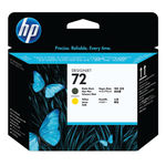 HP 72 Matte Black and Yellow Printhead | C9384A