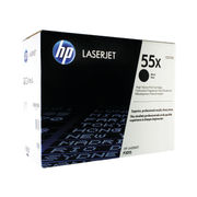 Image of HP 55X Black Laserjet Toner Cartridge High Capacity | CE255X