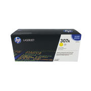 Image of HP 307A Yellow LaserJet Toner Cartridge | CE742A