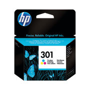 1 x HP 301 Tri-color Original Ink Cartridge (CH562EE)