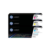 Image of HP 201X High Yield Colour LaserJet Toner Cartridge Tri Pack | CF253XM