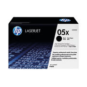 Image of HP 05X Black LaserJet Toner Cartridge High Capacity | CE505X