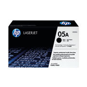 Image of HP 05A Black LaserJet Toner Cartridge | CE505A