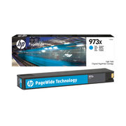 Image of HP 973X High Capacity Cyan Ink Cartridge | F6T81AE