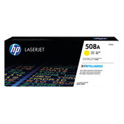 Image of HP 508A Yellow Laserjet Toner Cartridge | CF362A