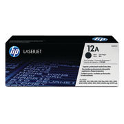 Image of HP 12A Black Laserjet Toner Dual Pack | Q2612AD